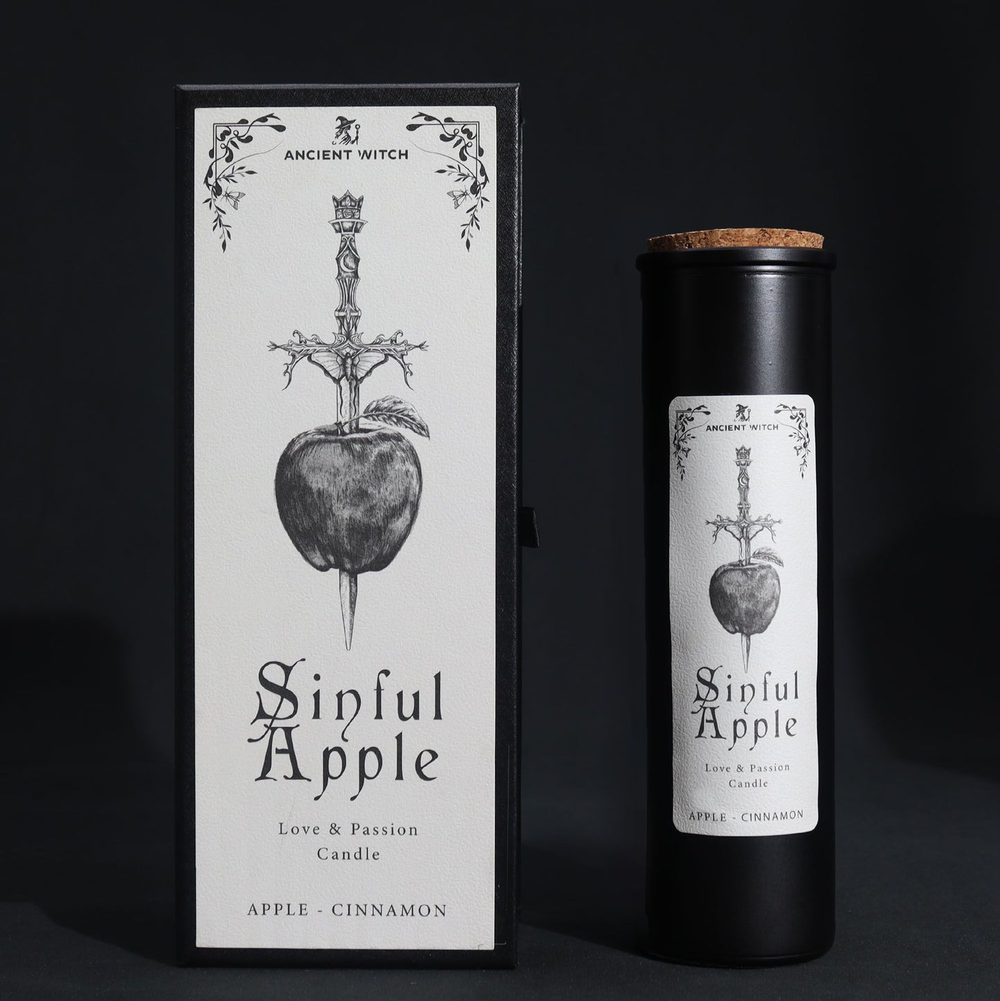 Ancient Witch-Reinigungskerze - Sinful Apple (20cm)