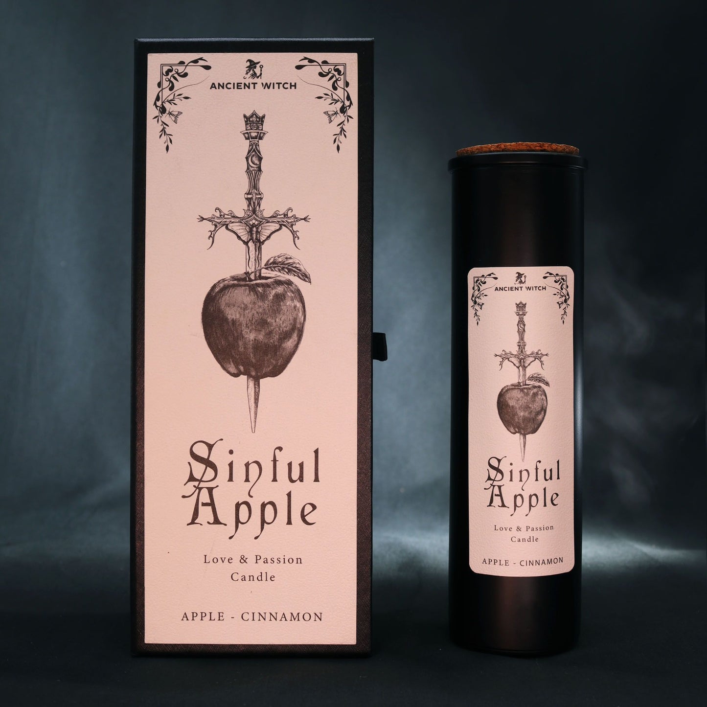 Ancient Witch-Reinigungskerze - Sinful Apple (20cm)