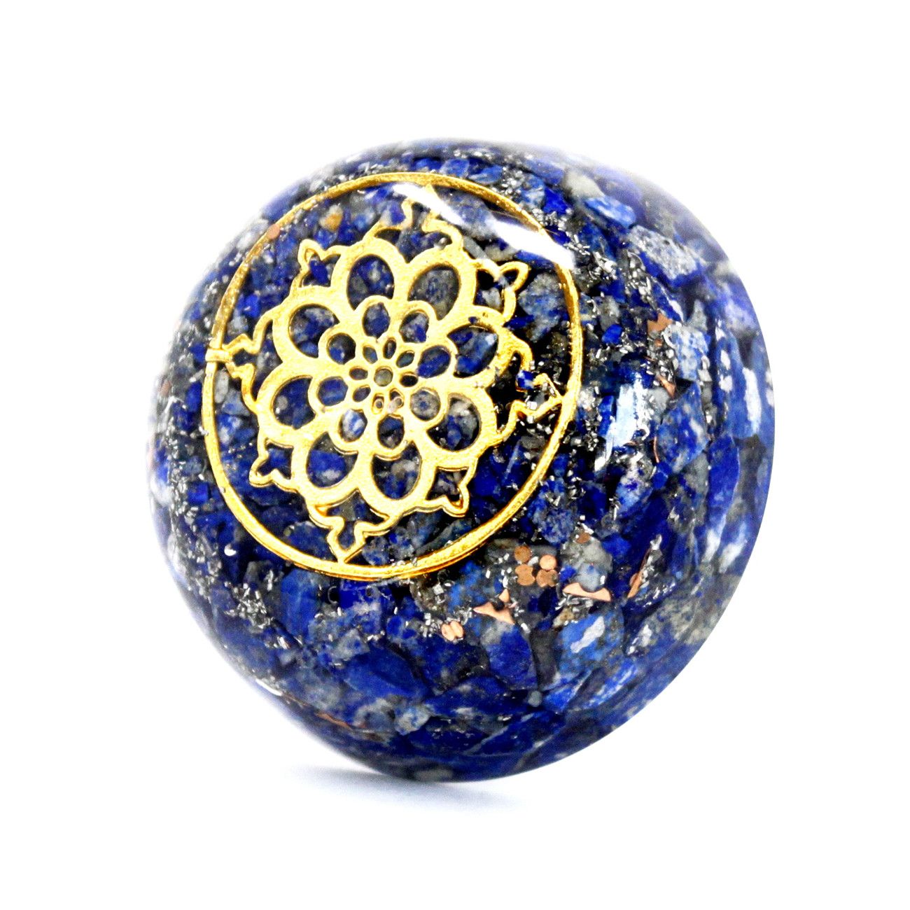 Orgonit-Schreibtisch-Kuppel „Lapislazuli“