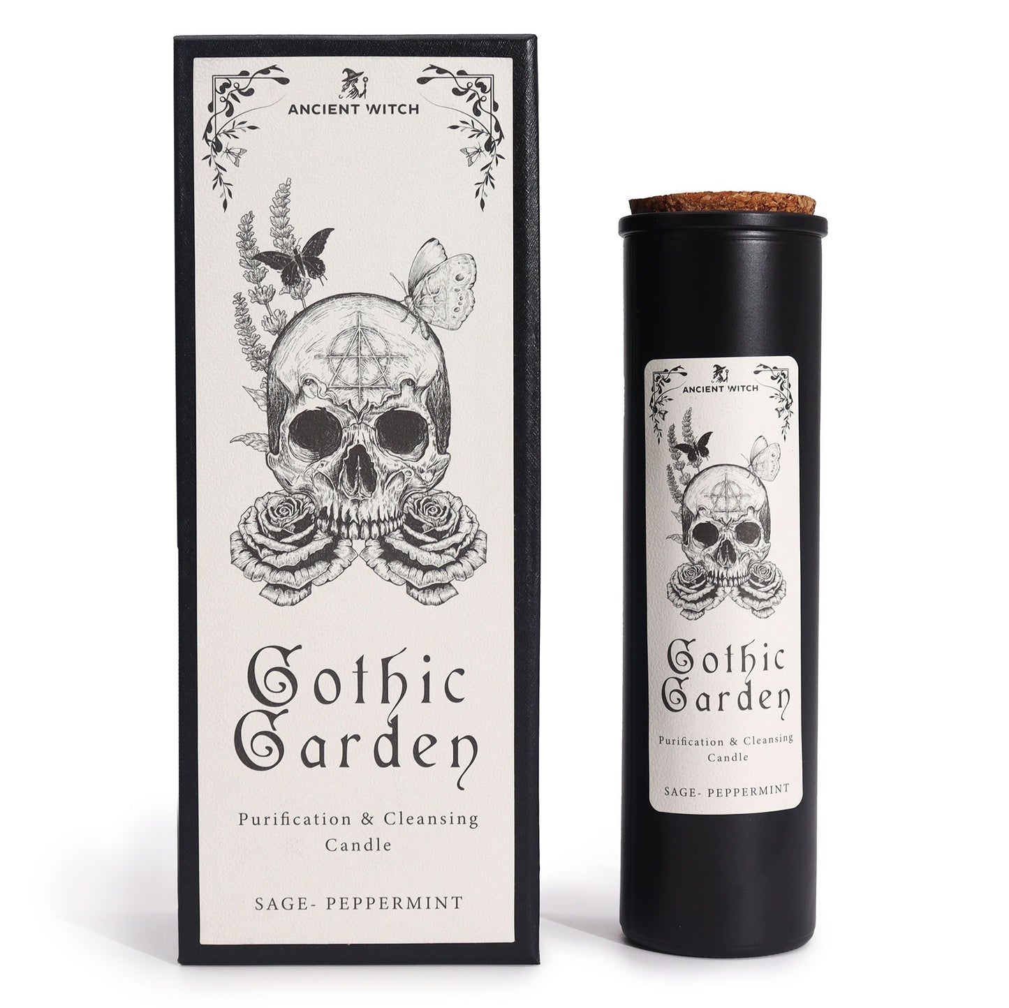Ancient Witch-Reinigungskerze - Gothic Garden (20cm)