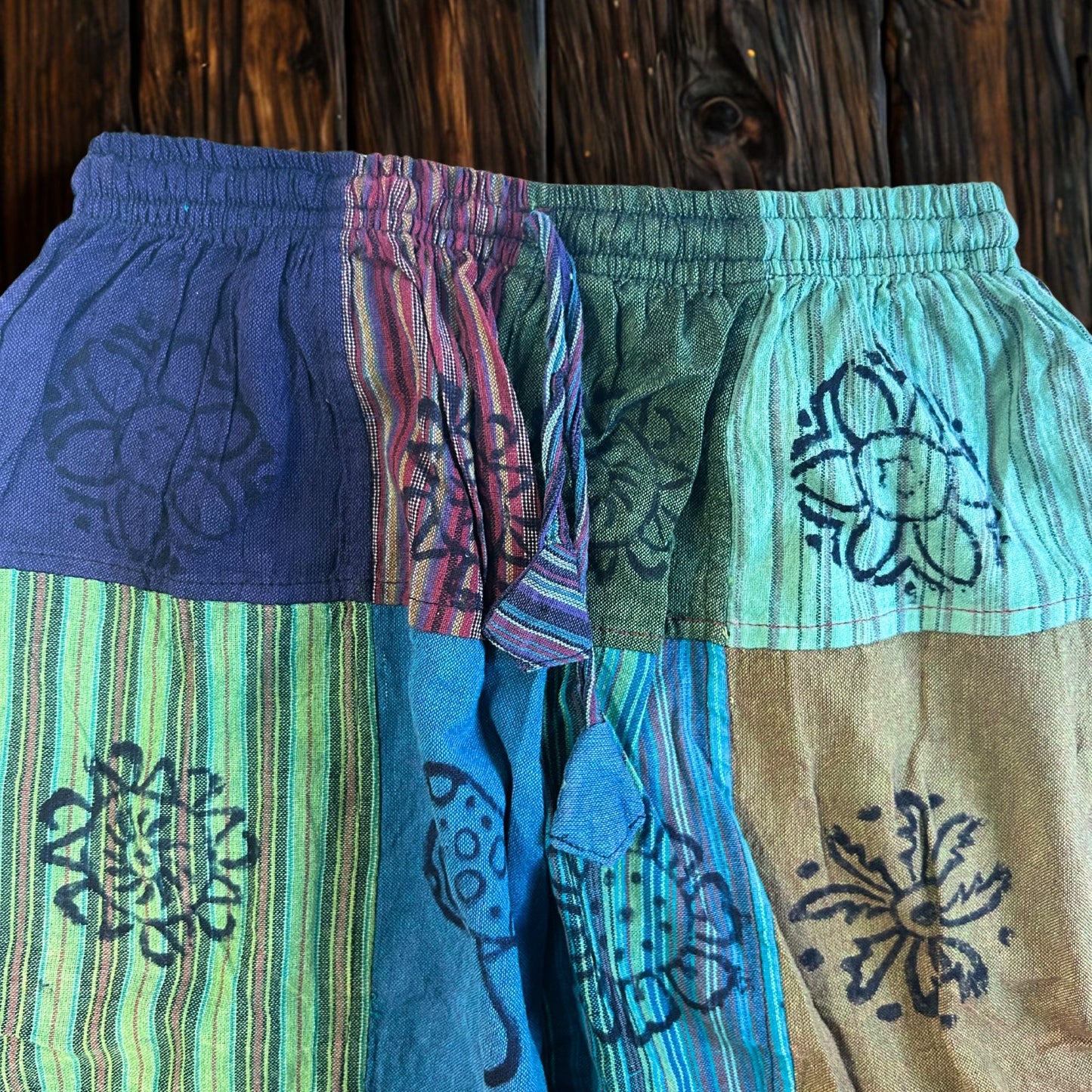 Nomad Sari - Mushroom Pants S/M Grüne Töne