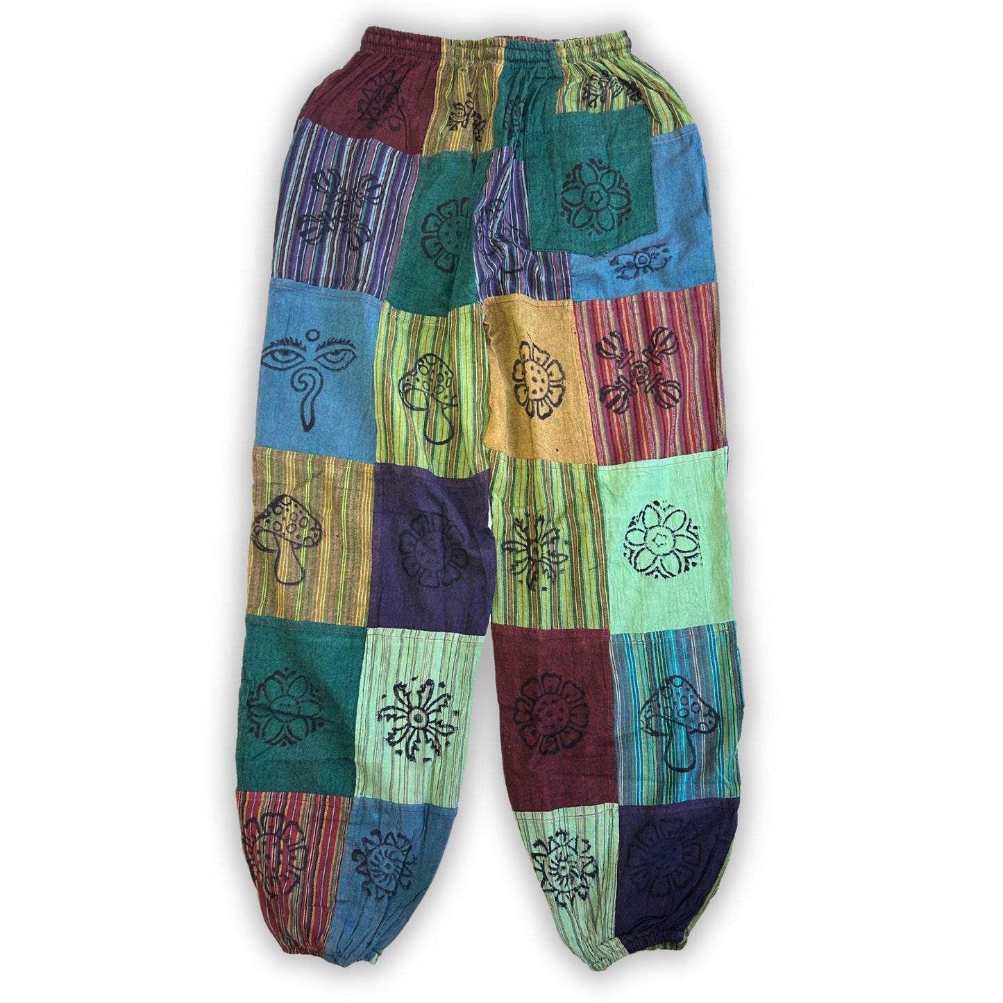 Nomad Sari - Mushroom Pants S/M Grüne Töne