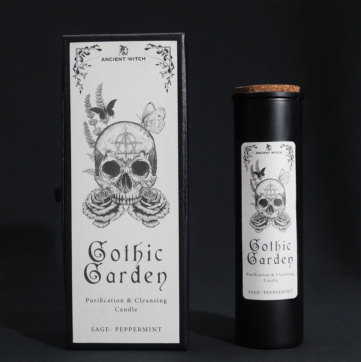 Ancient Witch-Reinigungskerze - Gothic Garden (20cm)