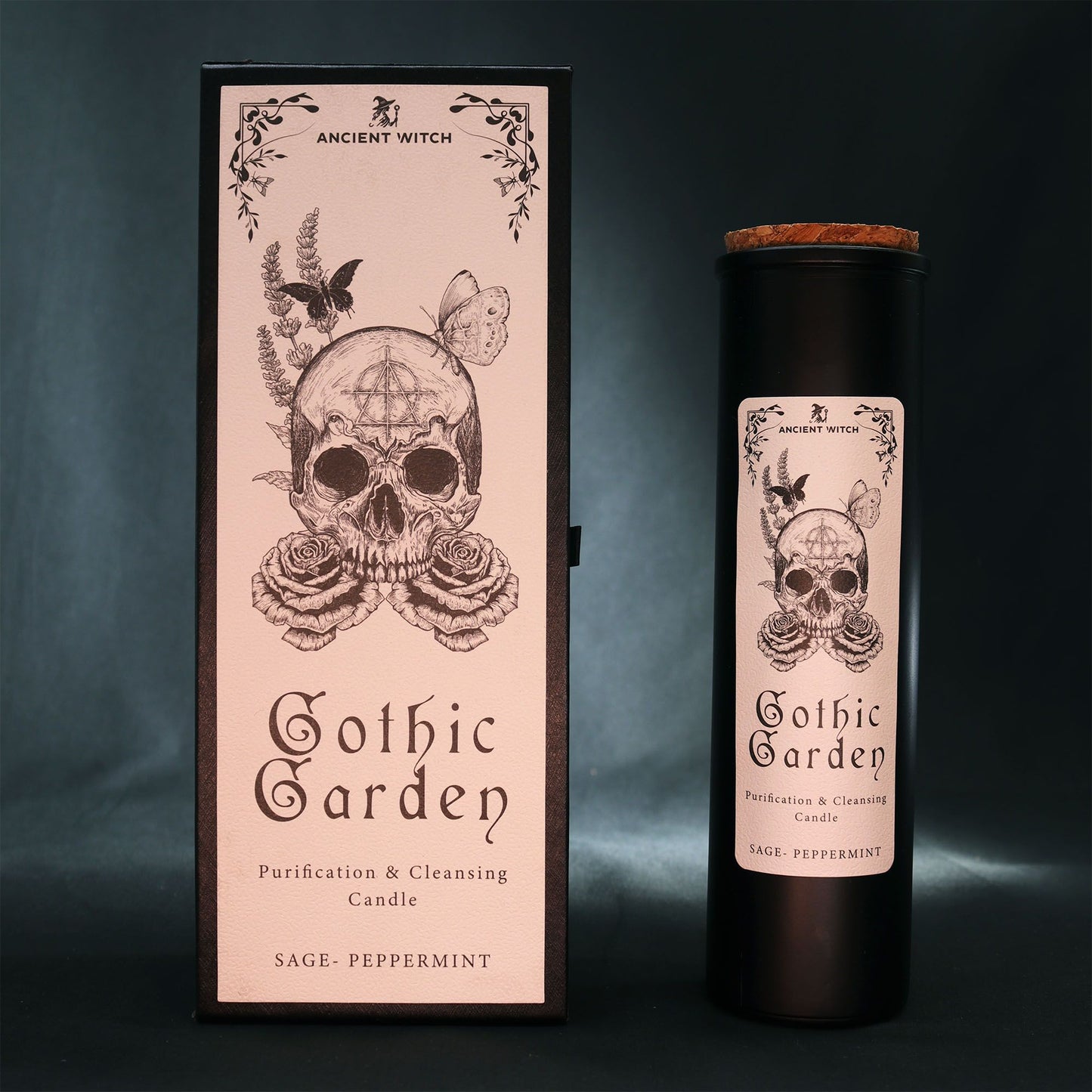Ancient Witch-Reinigungskerze - Gothic Garden (20cm)