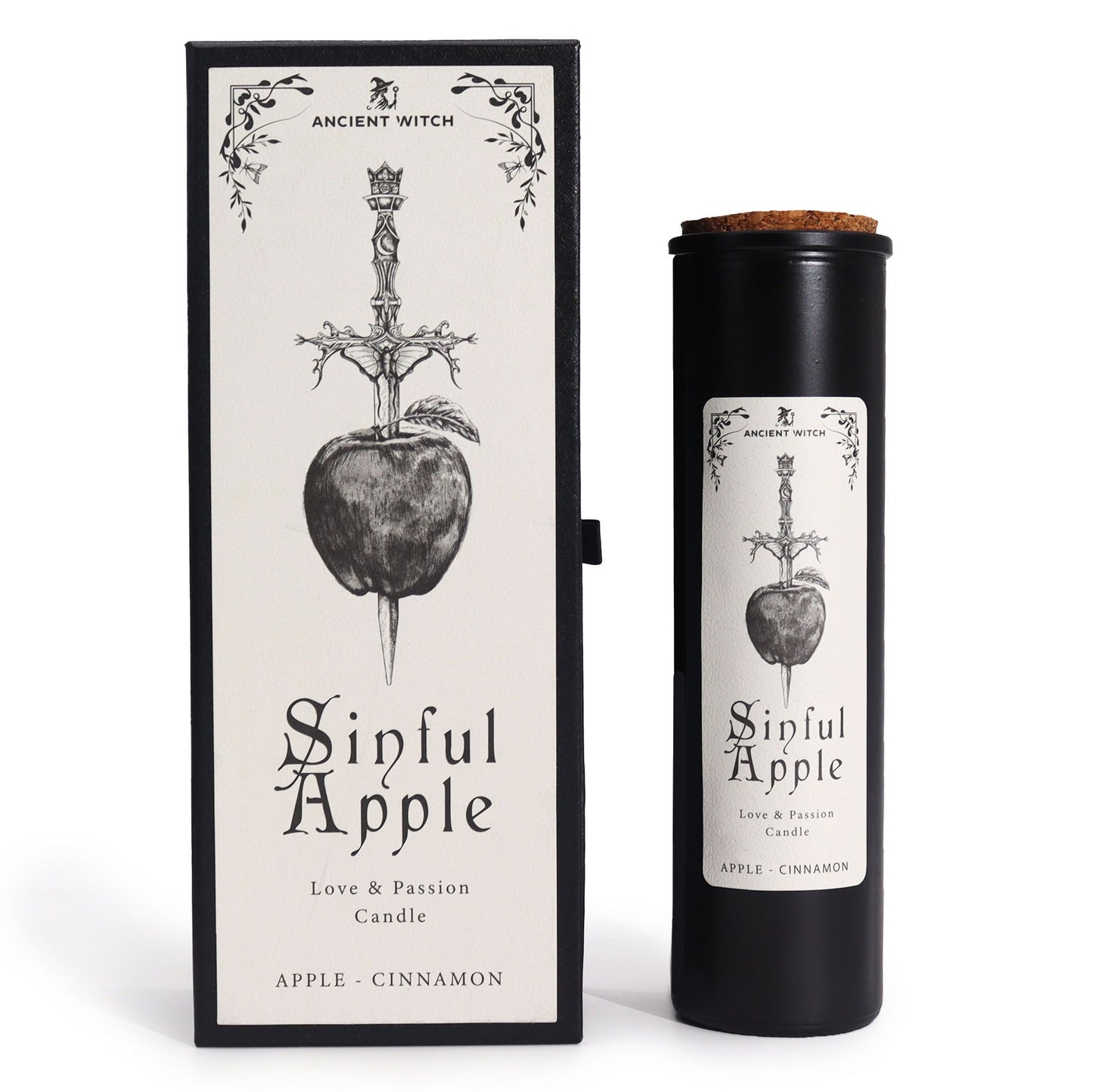 Ancient Witch-Reinigungskerze - Sinful Apple (20cm)