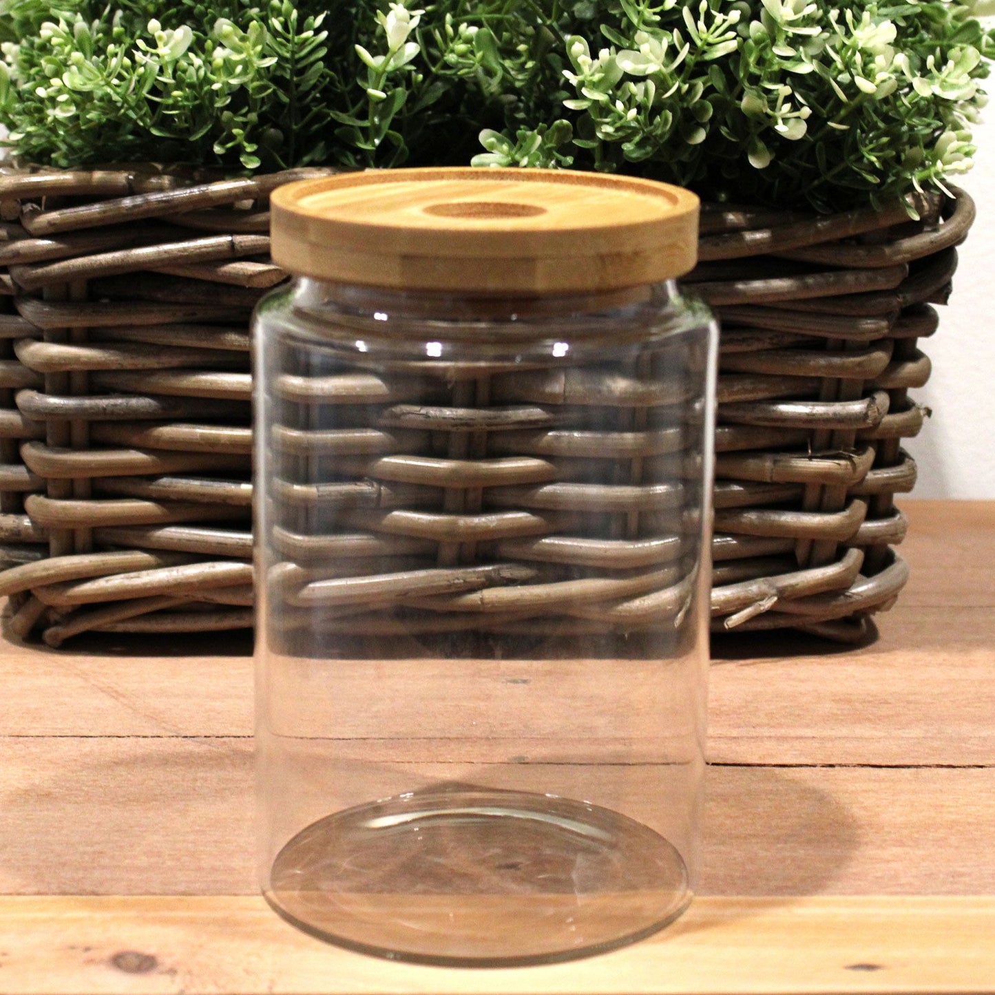 Cottage Bambusglasbehälter (15cm)