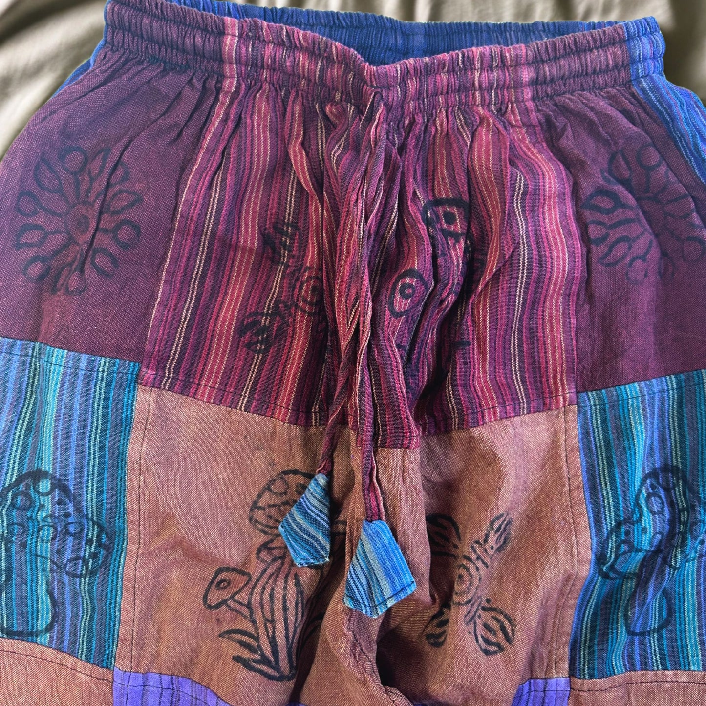Nomad Sari - Mushroom Pants L/XL Lila Töne
