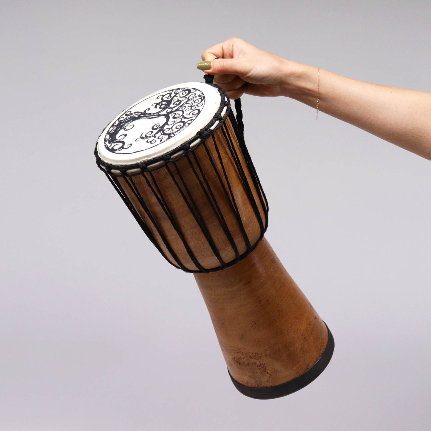 Djembé-Trommel - Lebensbaum (40cm)