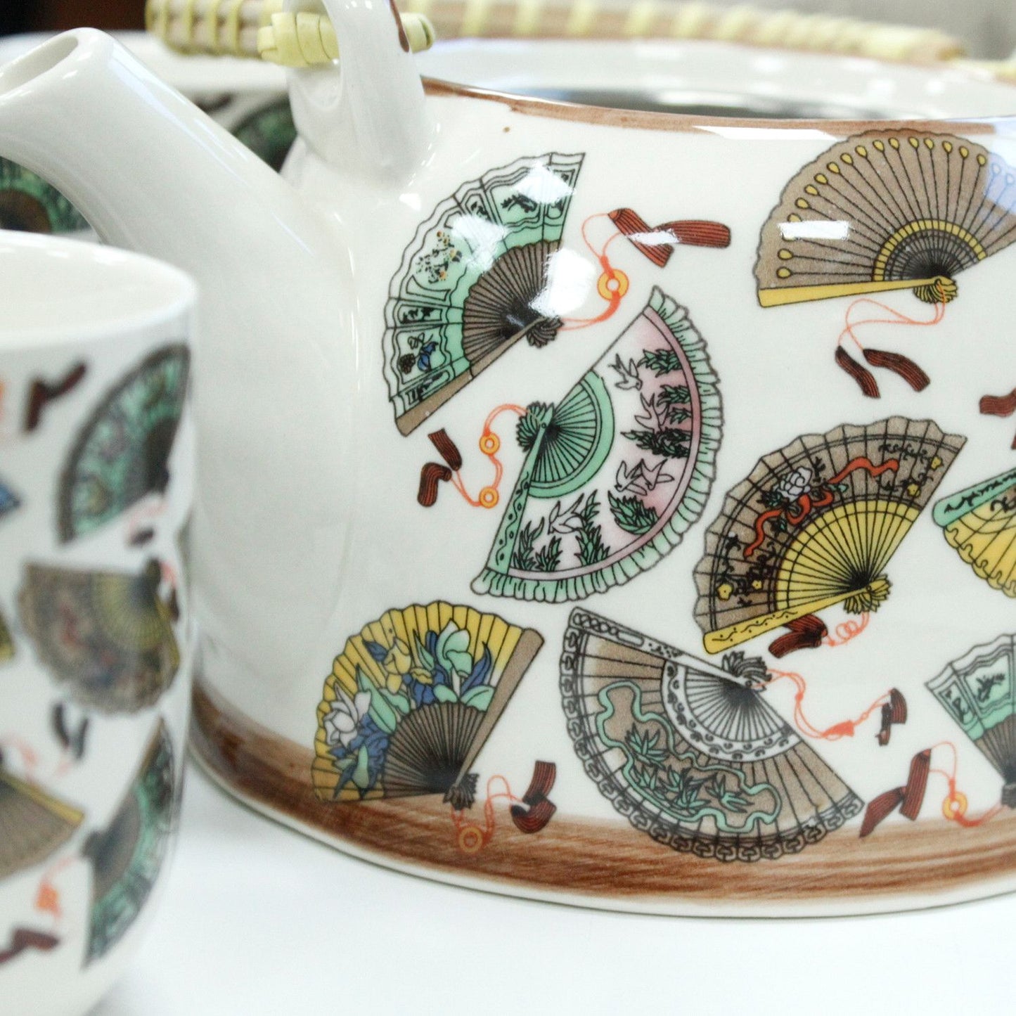 Herbal Teapot Set - China Fächer (850ml)