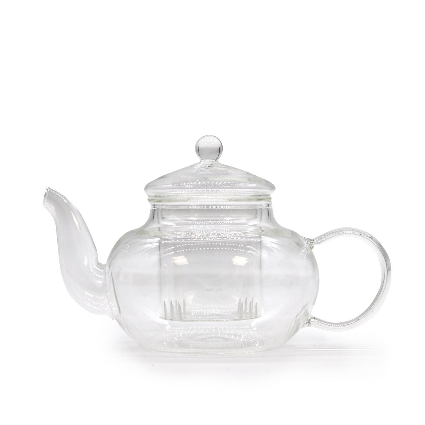Glas-Teekanne mit Infuser - Round Pearl (400ml)