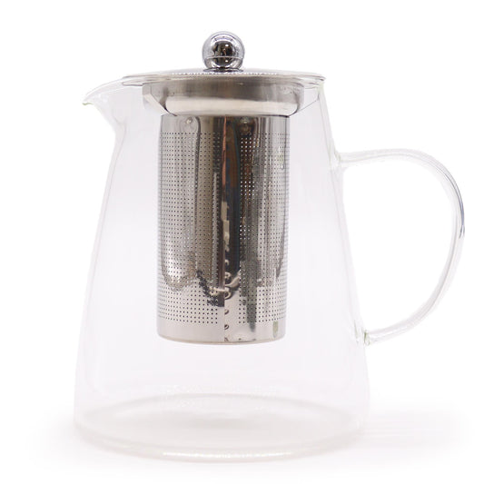 Glas-Teekanne mit Infuser - Flask Shape (950ml)