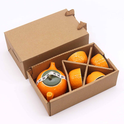 Herbal Teapot Set - Orange (200ml)