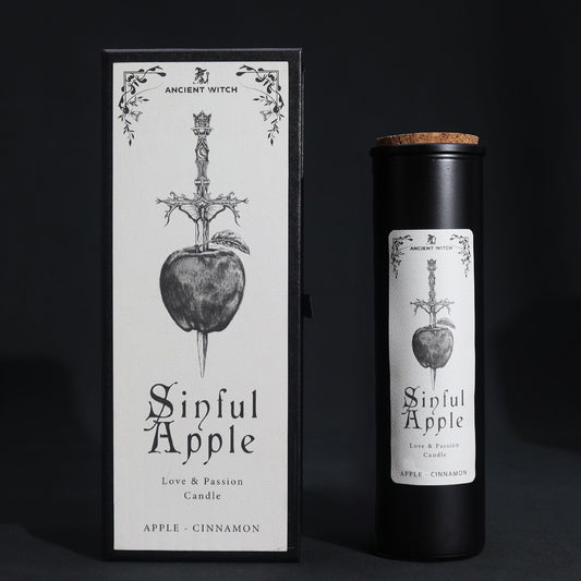 Ancient Witch-Reinigungskerze - Sinful Apple (20cm)