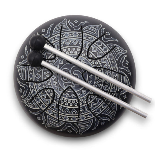 Zungentrommel - Om Mandala Gravur (16cm)