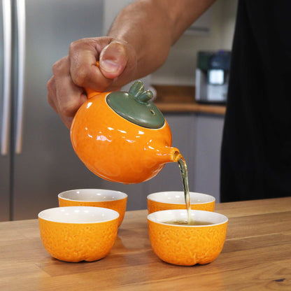 Herbal Teapot Set - Orange (200ml)