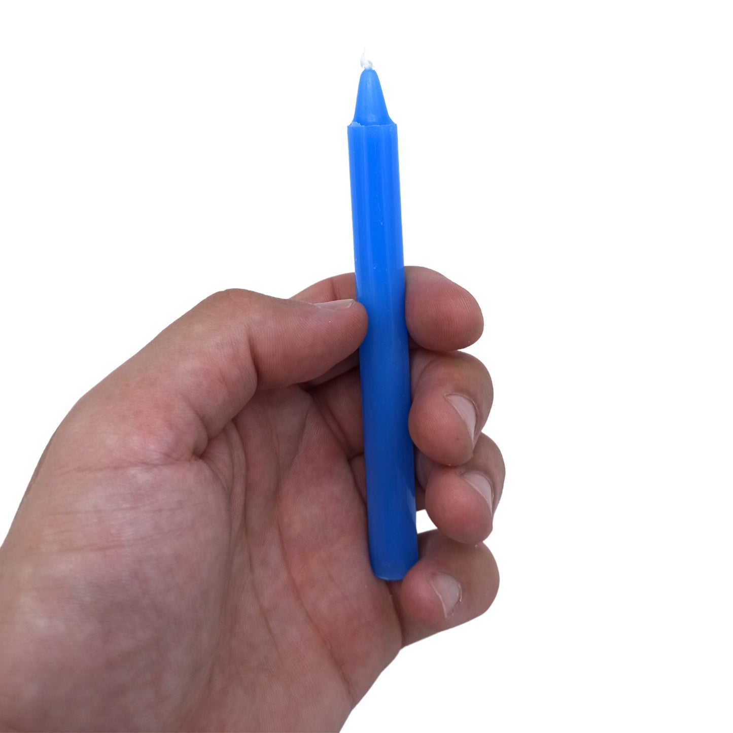 Manifestationskerzen „Hals-Chakra“ (12er-Pack)