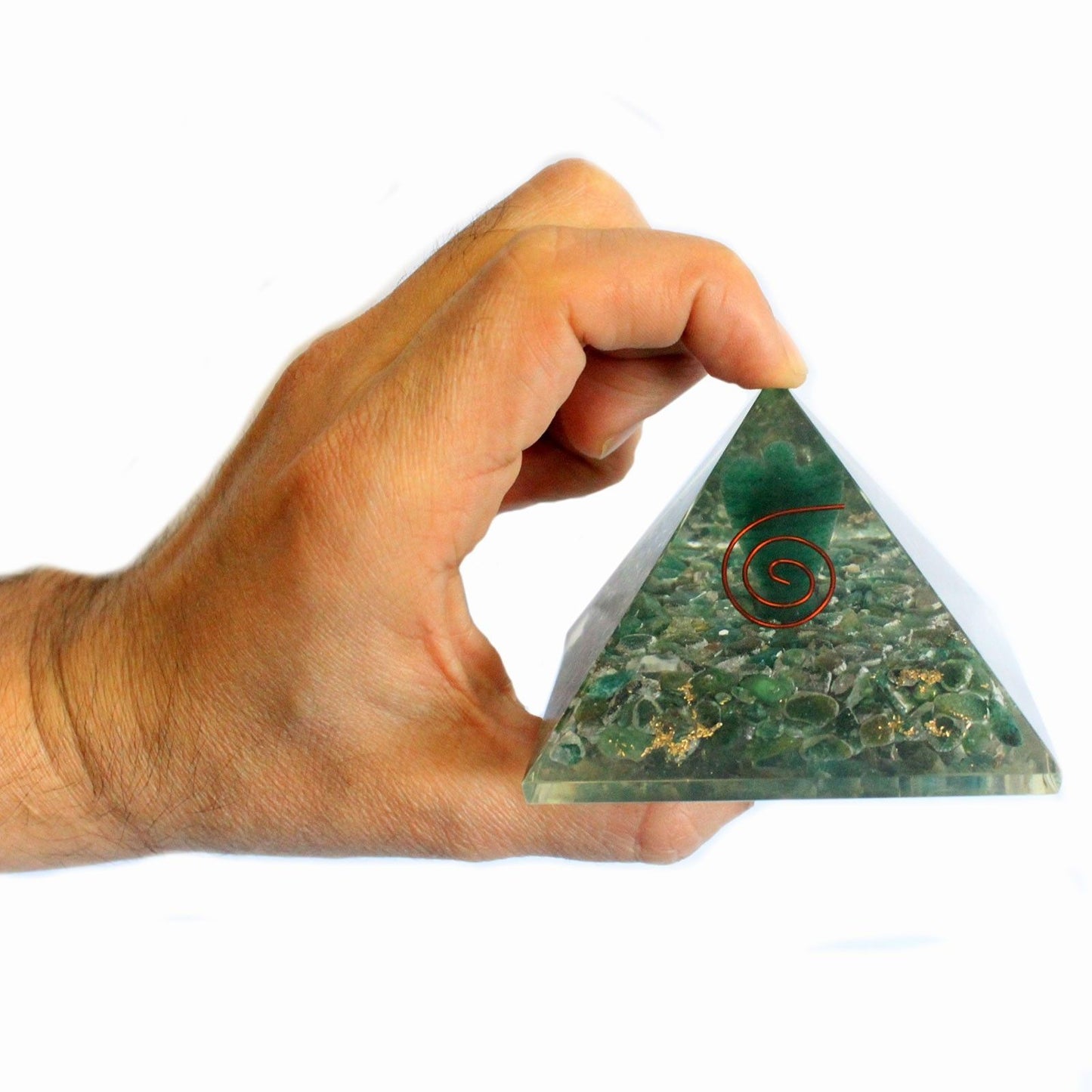 Orgonit Pyramide 70mm - Spirale