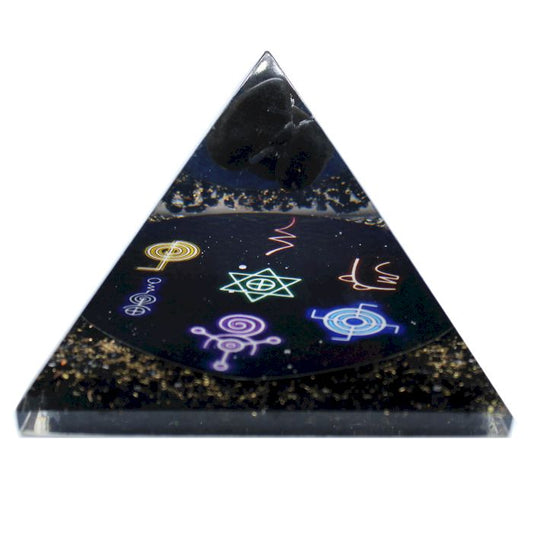 Orgonit Pyramide 90mm - Midnight Reiki