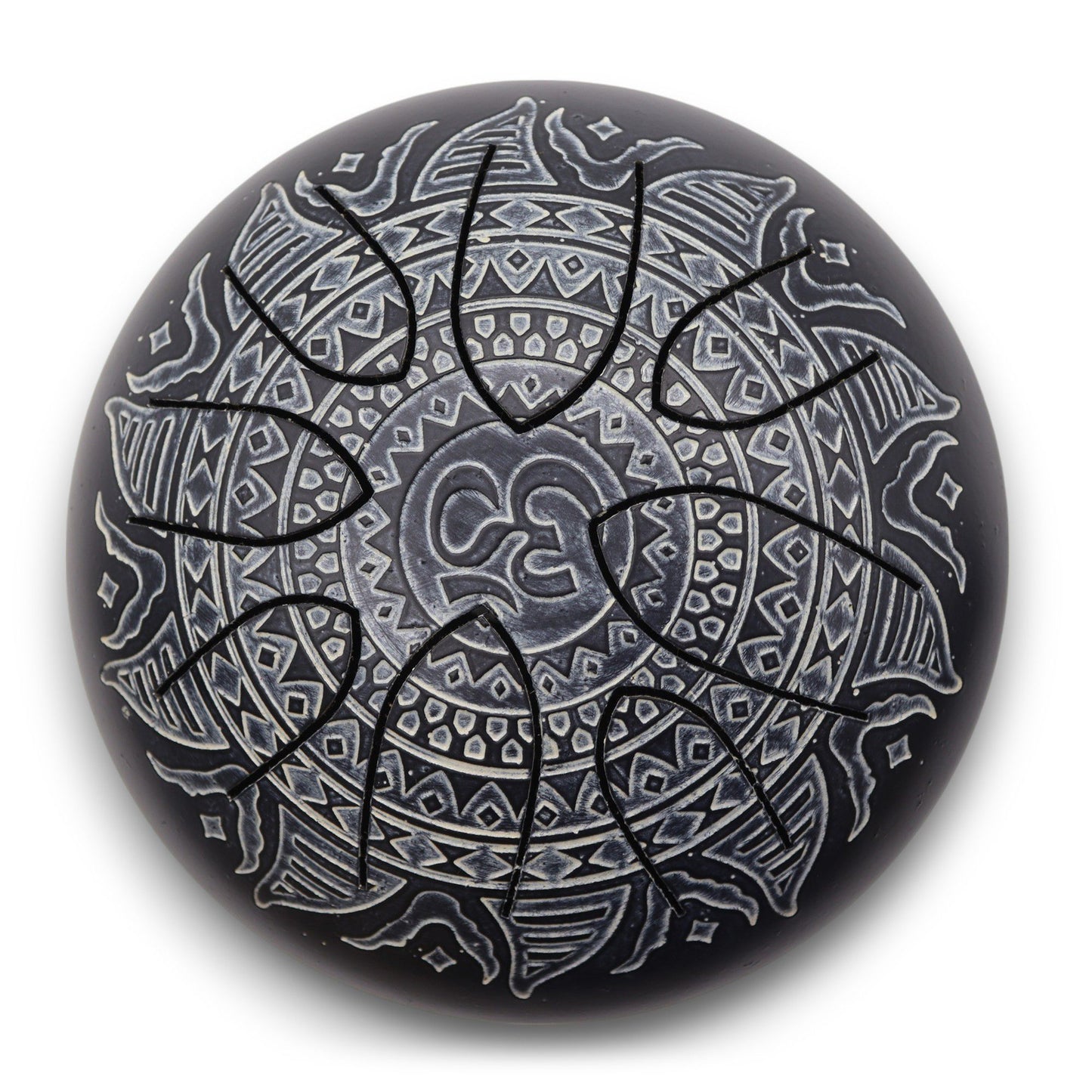 Zungentrommel - Om Mandala Gravur (16cm)