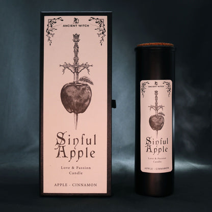 Ancient Witch-Reinigungskerze - Sinful Apple (20cm)