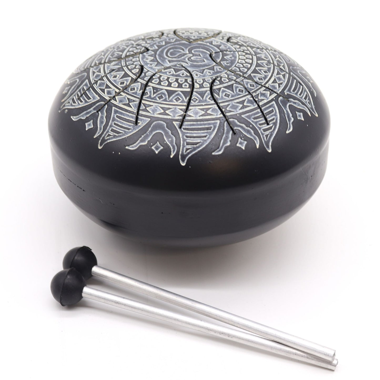 Zungentrommel - Om Mandala Gravur (16cm)