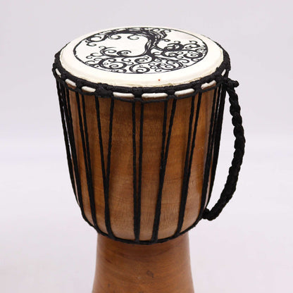 Djembé-Trommel - Lebensbaum (40cm)