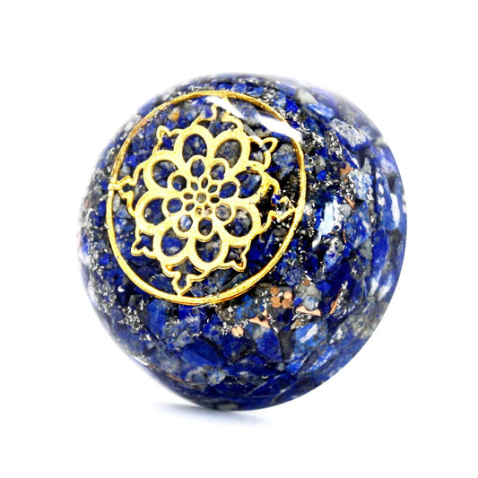 Orgonit-Schreibtisch-Kuppel „Lapislazuli“