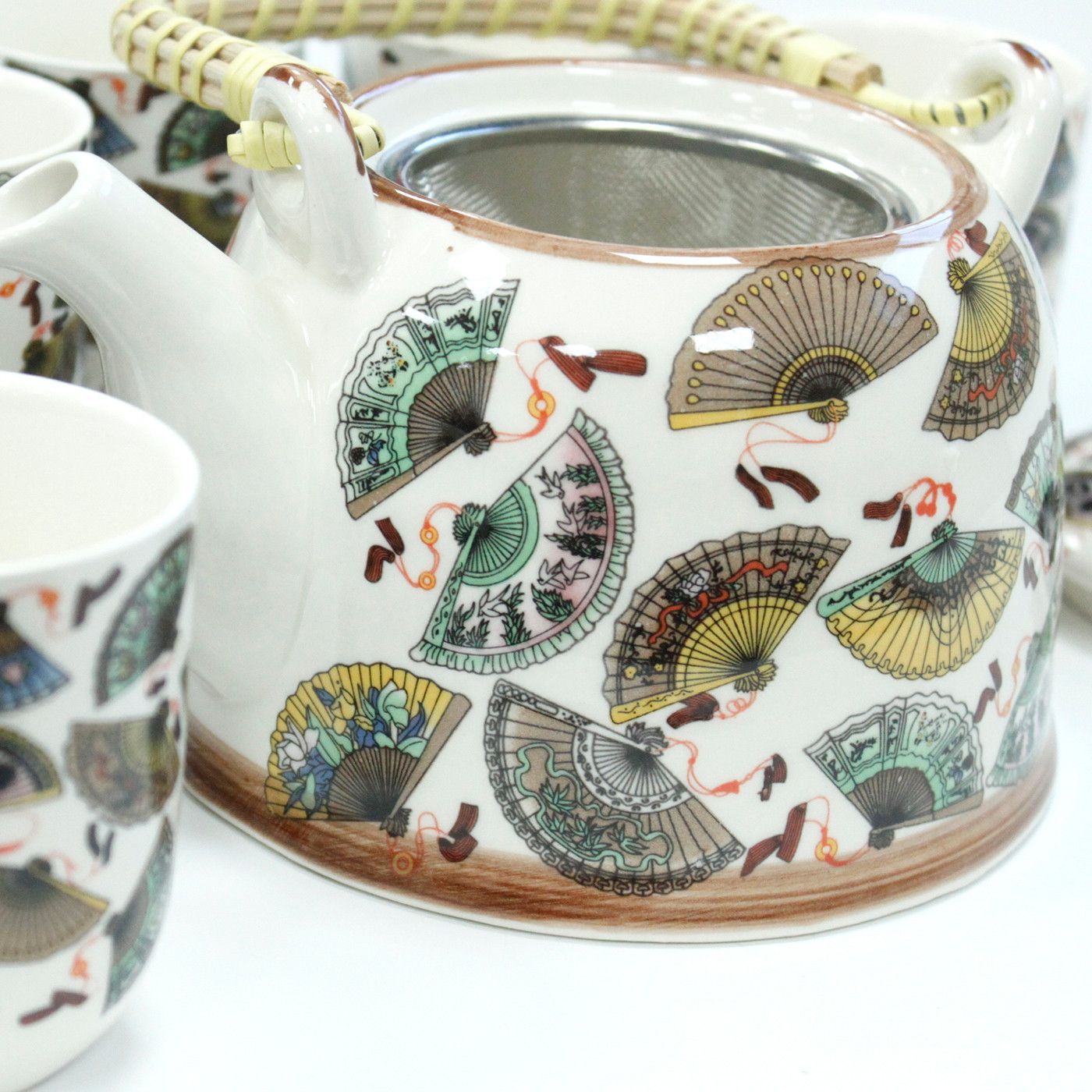 Herbal Teapot Set - China Fächer (850ml)