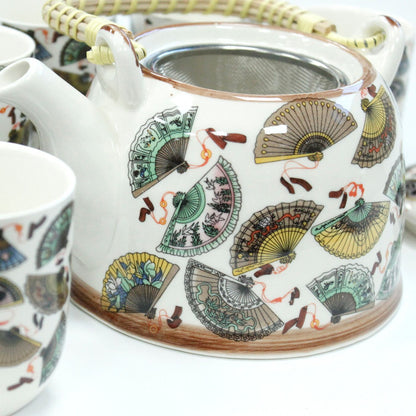 Herbal Teapot Set - China Fächer (850ml)
