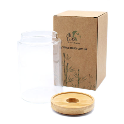 Cottage Bambusglasbehälter (10cm)