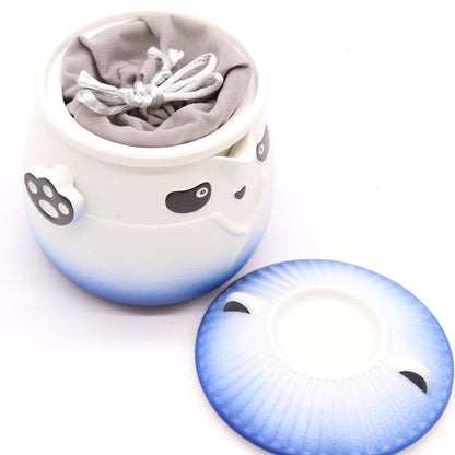 Panda Teekannen-Set - Reise-Set (Sky Blue)