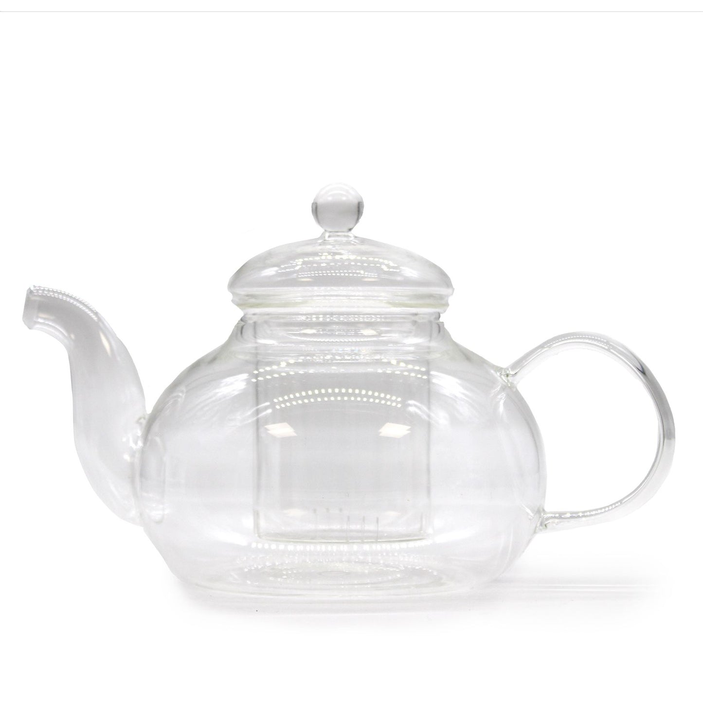 Glas-Teekanne mit Infuser - Round Pearl (800ml)