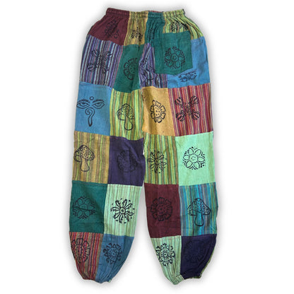 Nomad Sari - Mushroom Pants S/M Grüne Töne
