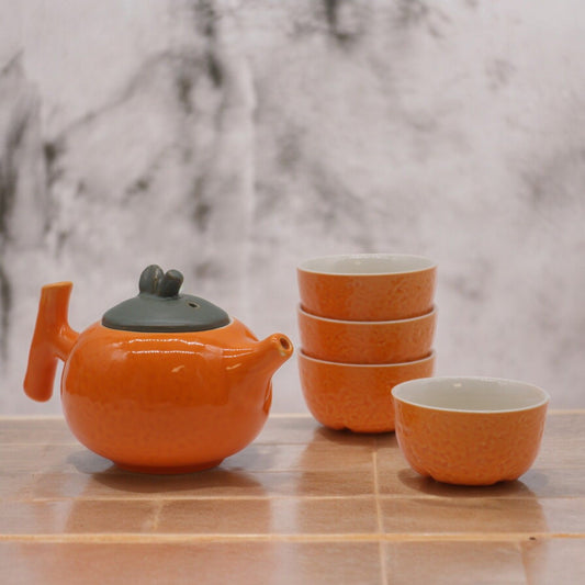 Herbal Teapot Set - Orange (200ml)