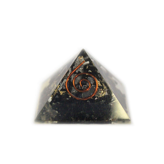 Orgonit Pyramide 25mm - Edelstein-Splitter und Kupfer