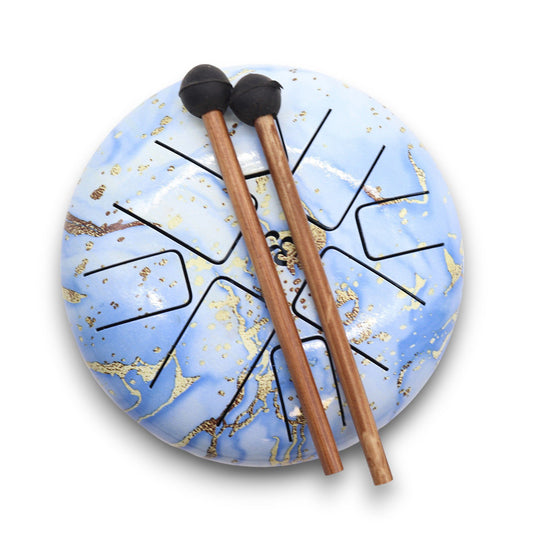Zungentrommel - Blauer Himmel Om (18cm)