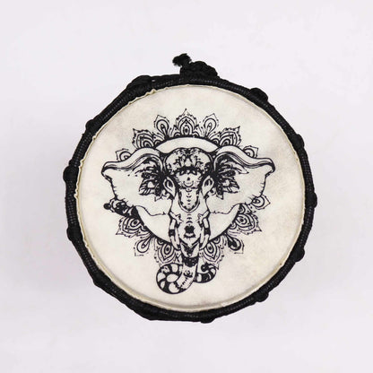 Djembé-Trommel - Elefant (20cm)