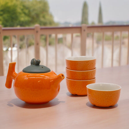 Herbal Teapot Set - Orange (200ml)