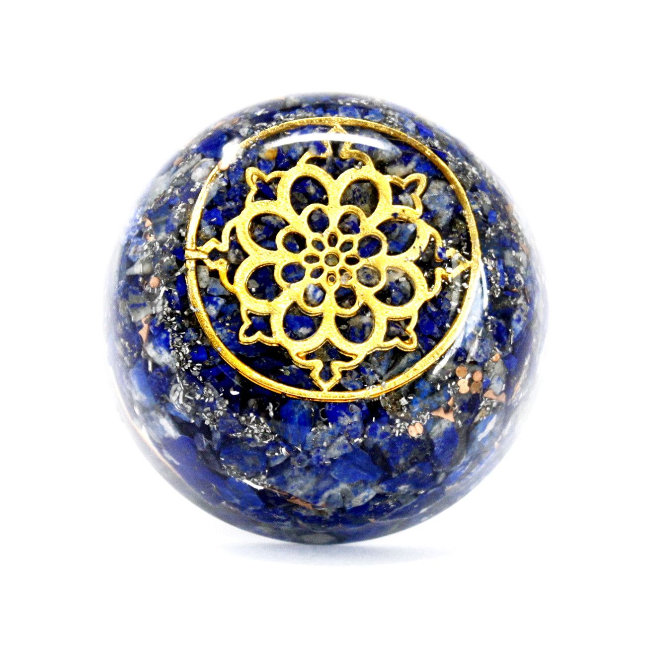 Orgonit-Schreibtisch-Kuppel „Lapislazuli“