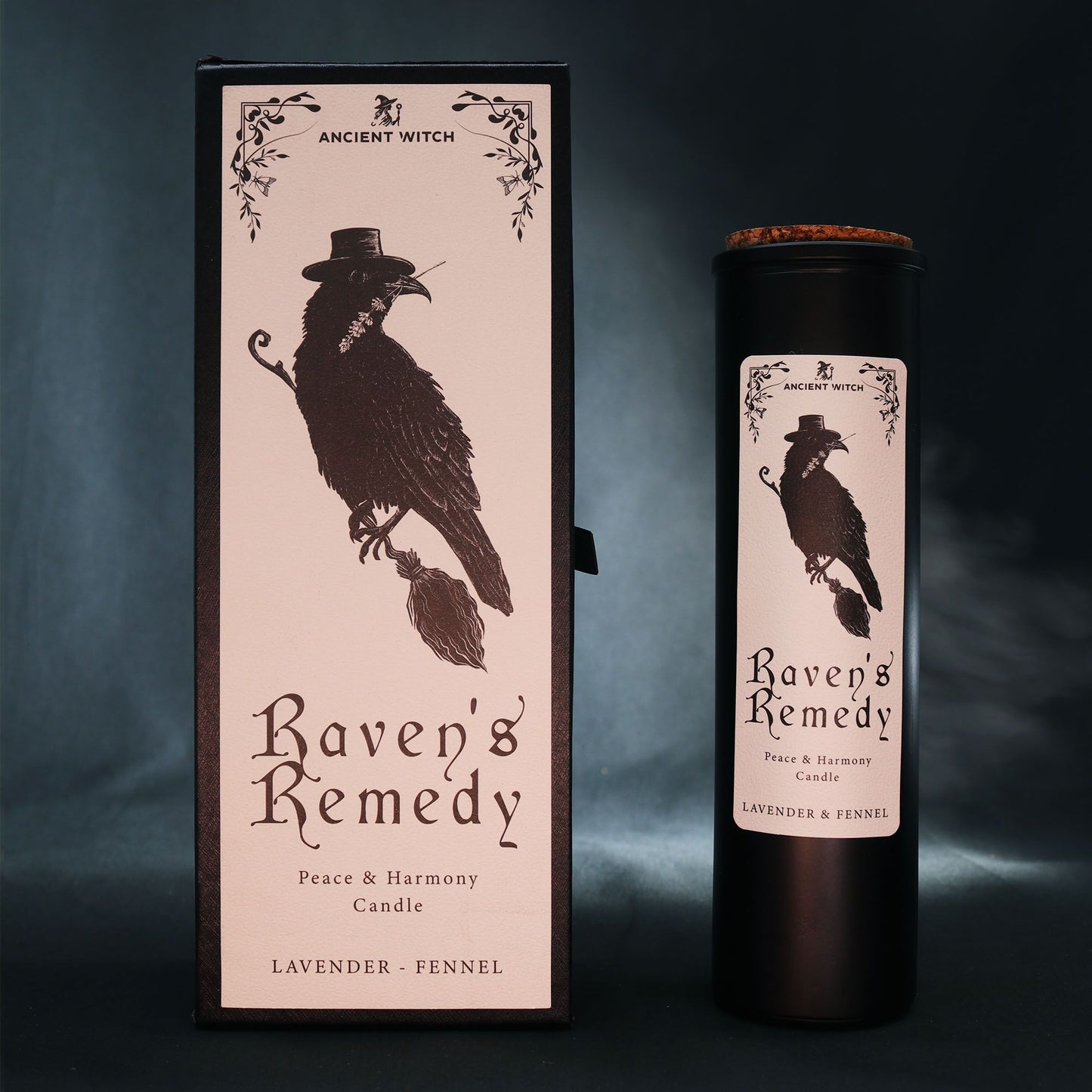 Ancient Witch-Reinigungskerze - Ravens' Remedy (20cm)