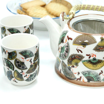 Herbal Teapot Set - China Fächer (850ml)