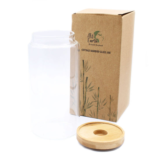 Cottage Bambusglasbehälter (15cm)