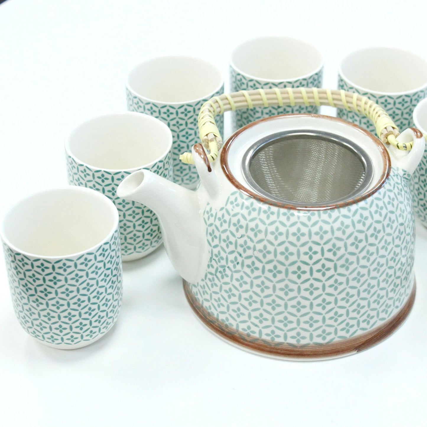 Herbal Teapot Set - Grünes Mosaik (850ml)