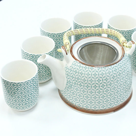 Herbal Teapot Set - Grünes Mosaik (850ml)
