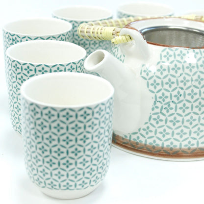Herbal Teapot Set - Grünes Mosaik (850ml)