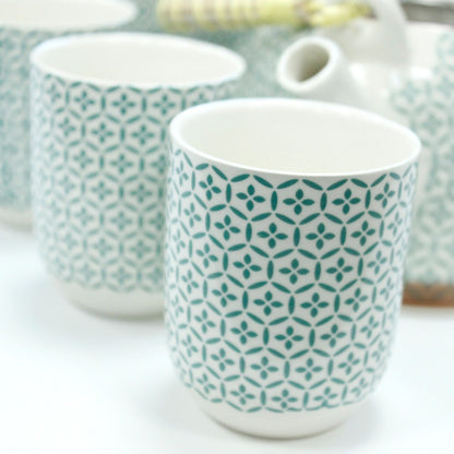 Herbal Teapot Set - Grünes Mosaik (850ml)