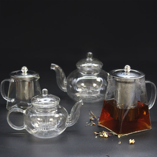 Glas-Teekanne mit Infuser - Contemporary (550ml)