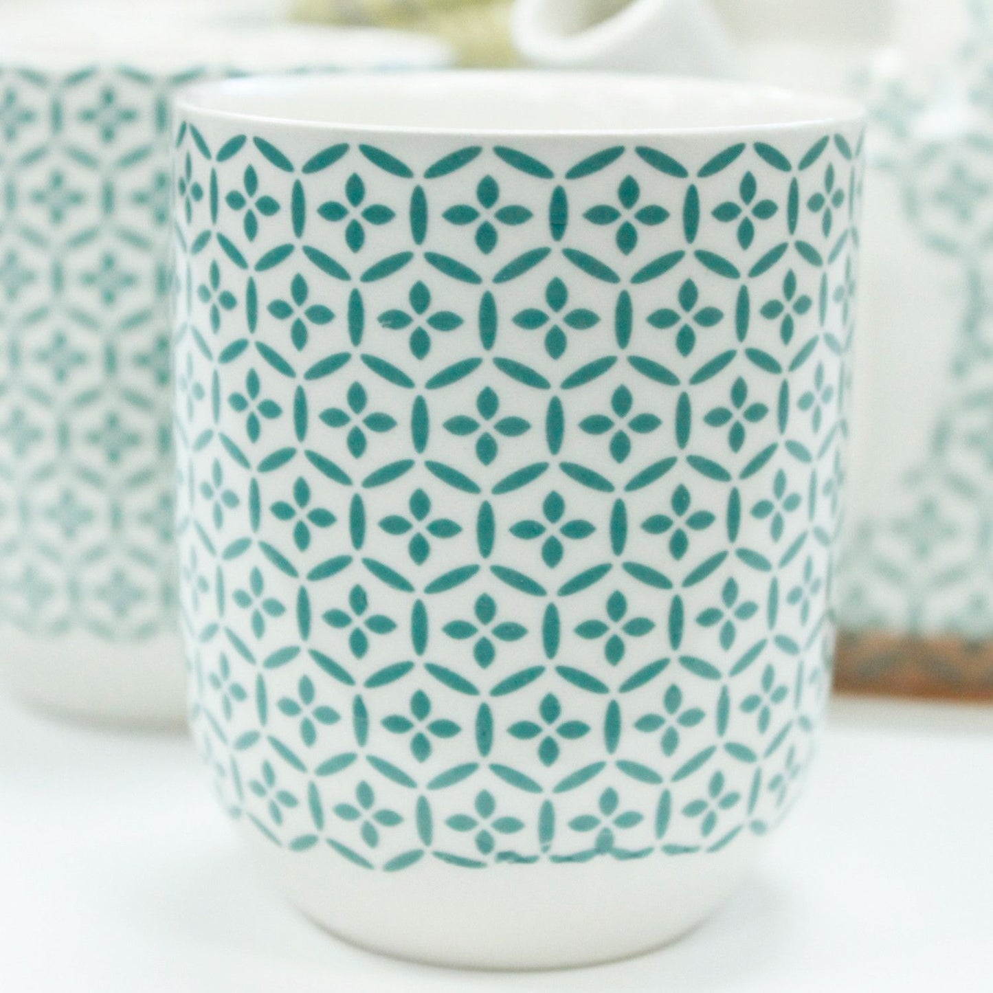Herbal Teapot Set - Grünes Mosaik (850ml)
