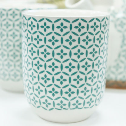Herbal Teapot Set - Grünes Mosaik (850ml)