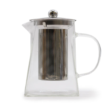 Glas-Teekanne mit Infuser - Tower Shape (750ml)